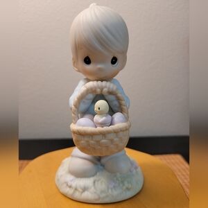 VTG Precious Moments "Wishing You A Basket Full Of Blessings", 1987, Enesco, LNC